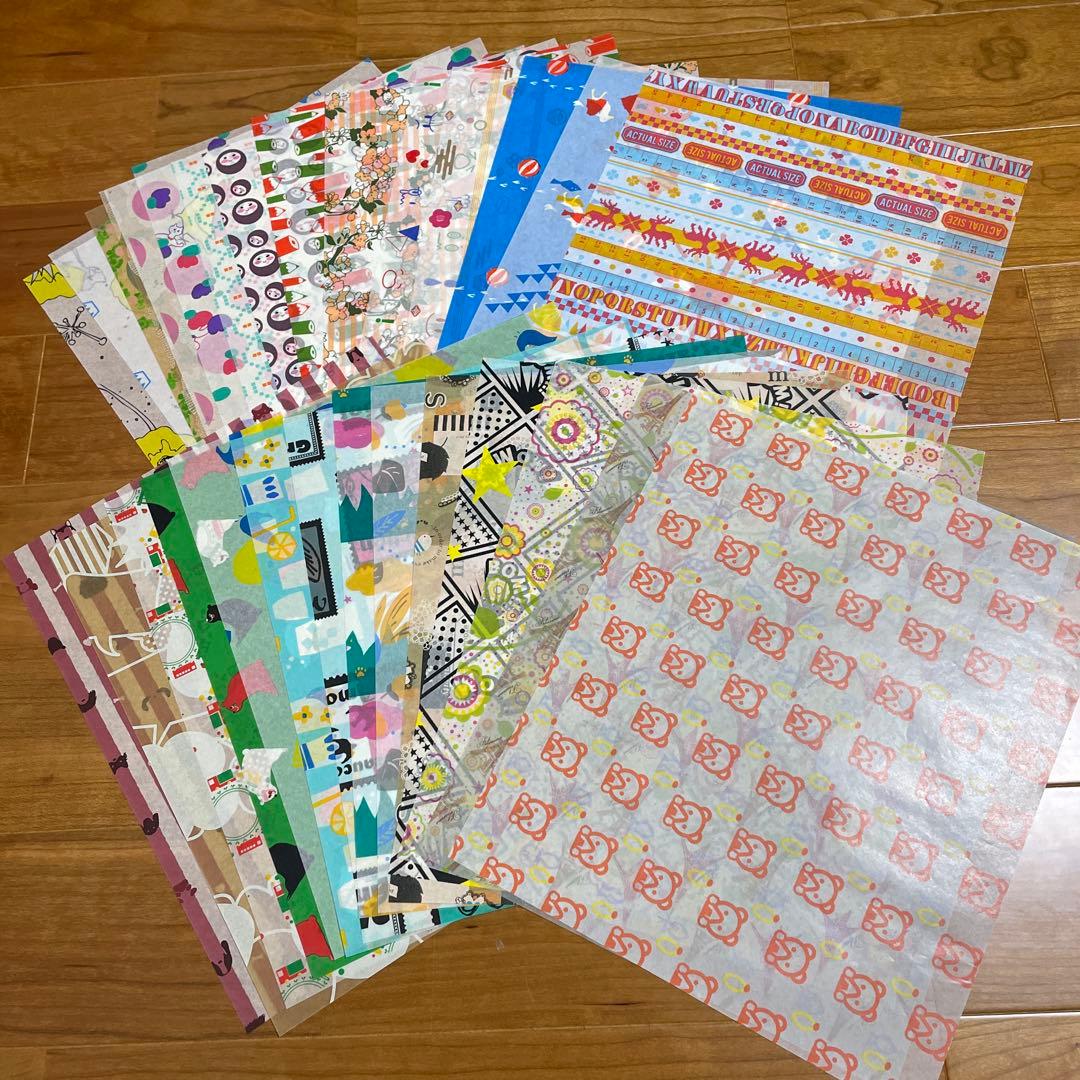 [Unused] Felissimo Wax Paper Set of 29 sheets